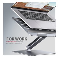 AXAGON STND-LQ, aluminiowa podstawka HQ do laptopów 10" - 16", regulowana wysokość i kąt nachylenia