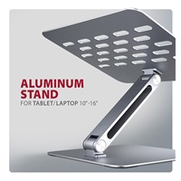 AXAGON STND-LQ, aluminiowa podstawka HQ do laptopów 10" - 16", regulowana wysokość i kąt nachylenia