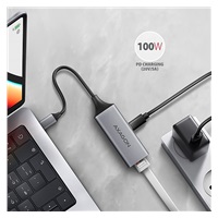 AXAGON ADE-TXPD, USB-C 3.2 Gen 1 - karta sieciowa Gigabit Ethernet, Asix AX88179, PD 100W, instalacja automatyczna