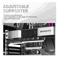 1stCool Podpěra GPU Kovový držák, černá