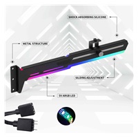 1stCool Podpěra GPU Kovový držák ARGB, černá