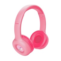 TRUST bezdrátová sluchátka Nouna, Bluetooth, Růžová