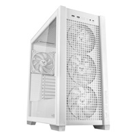 ASUS case TUF GAMING CASE (GT302) TG, Mid Tower, 4x 140mm ARGB Fan, bílá