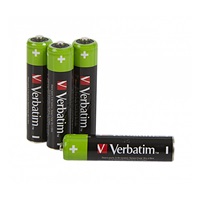 VERBATIM Nabíjecí baterie AAA Premium 4-Pack 950mAh HR03