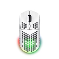 TRUST bezdrátová myš GXT 929W Helox Lightweight, RGB, Bílá