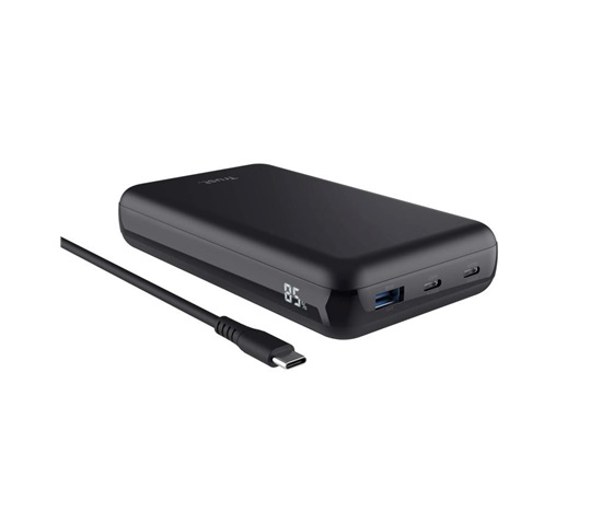 TRUST Powerbanka pro Notebook 100W, 2xUSB-C, 1xUSB