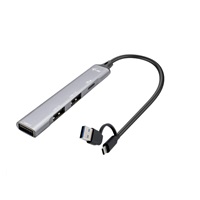 i-tec USB-A/USB-C Metal HUB 1x USB-C 3.1 + 3x USB 2.0