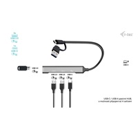 i-tec USB-A/USB-C Metal HUB 1x USB-C 3.1 + 3x USB 2.0
