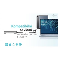 i-tec USB-A/USB-C Metal HUB 1x USB-C 3.1 + 3x USB 2.0
