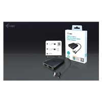 i-tec USB-A/USB-C Dual 4K HDMI Video Adapter