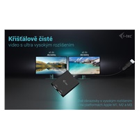 i-tec USB-A/USB-C Dual 4K HDMI Video Adapter