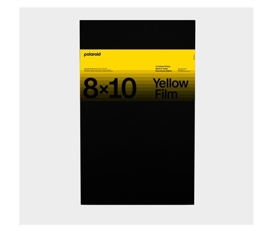 Polaroid DuoChrome film for 8x10 Black & Yellow edition