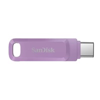 SanDisk Flash Disk 64GB Ultra Dual Drive Go, USB-C 3.2, Fialová