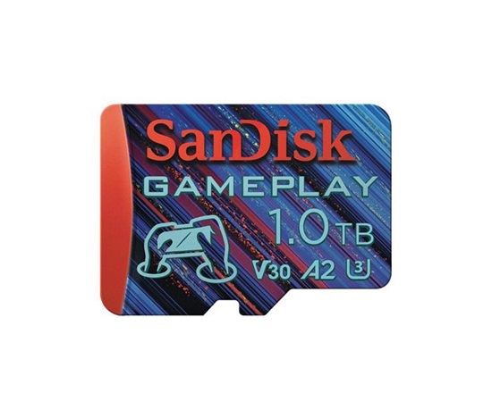 SanDisk MicroSDXC karta 1TB GamePlay (R:190/W:130 MB/s, UHS-I, V30, A2)