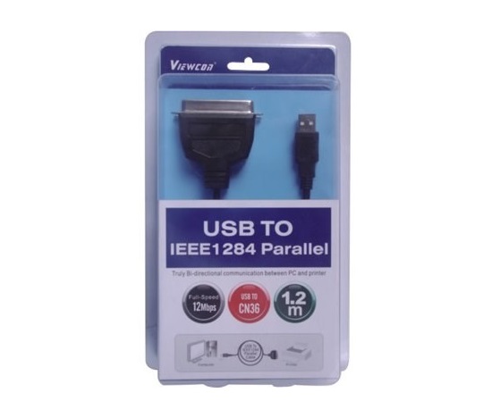 PremiumCord USB printer kabel USB na paralelní port LPT (CEN36M)