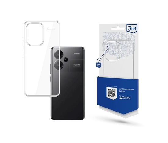 3mk Clear Case pro Redmi Note 13 Pro+, čirá