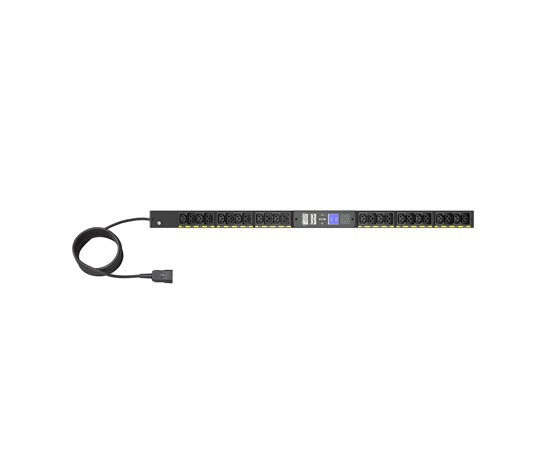 Eaton G4 spínané Rack PDU, 0U, 22.5U, vstup C20, 3m kabel, 1f, 3.7kW, 16A, 200-240V, 24 zásuvek (12)C13, (12)C39