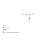 DICOTA USB-C to Ethernet Mini Adapter with PD (100W)