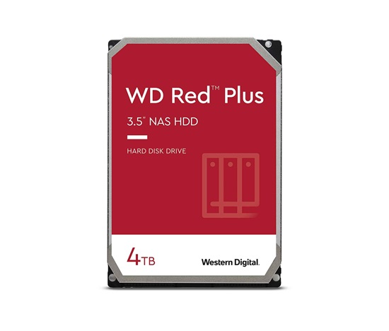 BAZAR - WD RED PLUS NAS WD40EFPX 4TB SATAIII/600 256MB cache 180MB/s CMR
