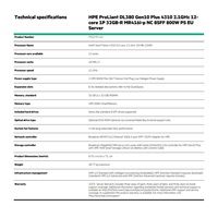 HPE PL DL380g10 Plus 4310 (2.1/12C) 32G MR416i-p/4Gssb 8SFFBCU3 1x800Wtit L9 o2x10GSFP+ P55279-421 RENEW