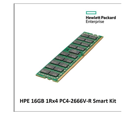 HPE 16GB (1x16GB) Single Rank x4 DDR4-2666 CAS-19-19-19 Registered Memory Kit G10