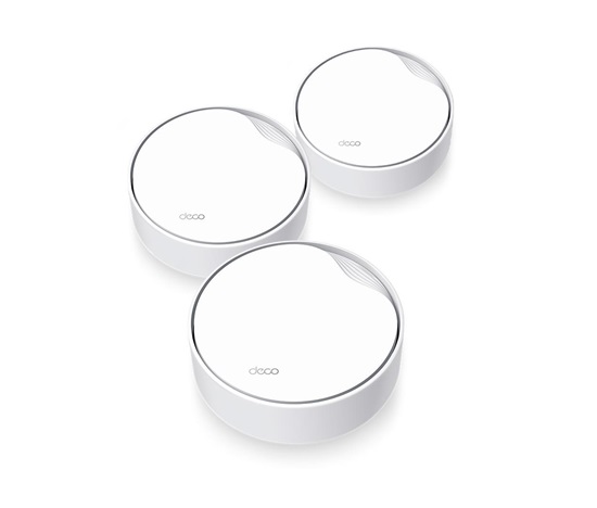 TP-Link Deco X50-PoE (3-pack) WiFi6 Mesh (AX3000,2,4GHz/5GHz,1x2,5GbELAN/WAN,1xGbELAN/WAN,1xPoE)