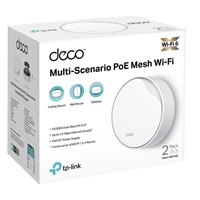 TP-Link Deco X50-PoE (3-pack) WiFi6 Mesh (AX3000,2,4GHz/5GHz,1x2,5GbELAN/WAN,1xGbELAN/WAN,1xPoE)