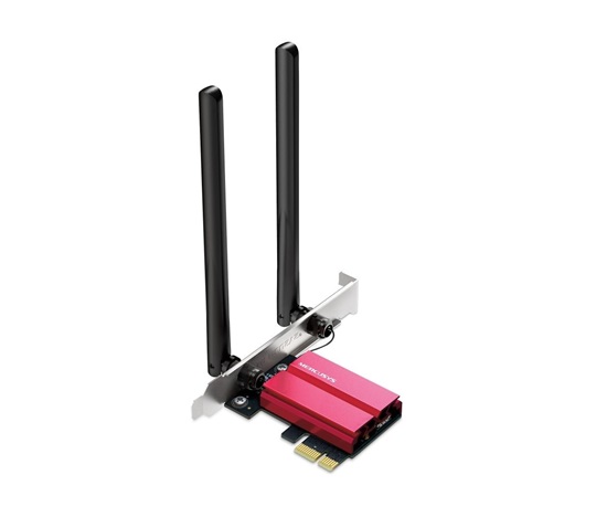 MERCUSYS MA86XE WiFi6E PCIe adapter (AXE5400,2,4GHz/5GHz/6GHz,Bluetooth5.3)