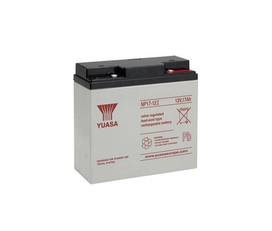 Baterie - YUASA NP17-12I (12V/17Ah - Závit M5), životnost 5let