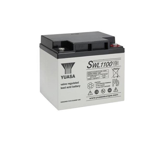 Baterie - YUASA SWL1100 (12V/40,6Ah - Závit M5), životnost 12 let