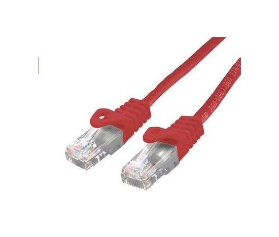 C-TECH kabel patchcord Cat6, UTP, červený, 3m