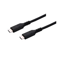 C-TECH kabel USB 4.0, Type-C (CM/CM), PD 100W, 40Gbps, 1m, černý