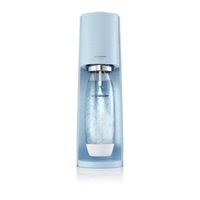 SodaStream Terra Blue výrobník sody, mechanický, 1l láhev SodaStream Fuse, bombička s CO2, modrý