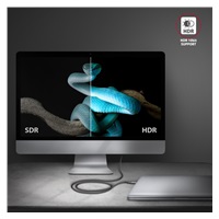 AXAGON RVC-HI2MC, USB-C -> HDMI 2.0 konwerter / kabel 1.8m, 4K/60Hz HDR10