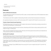 HPE Networking Instant On AP27 (RW) Dual Radio 2x2 Wi-Fi 6 Outdoor Access Point (Powered with a PoE injector)