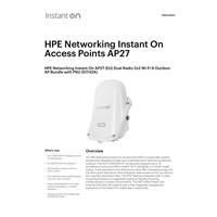 HPE Networking Instant On AP27 (EU) Dual Radio 2x2 Wi-Fi 6 Outdoor AP Bundle with PS (Includes 30W PoE midspan injector