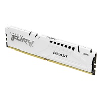 KINGSTON DIMM DDR5 16GB 6000MT/s CL30 ECC FURY Beast XMP Bílá