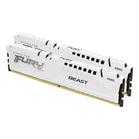 KINGSTON DIMM DDR5 32GB (Kit of 2) 6800MT/s CL34 ECC FURY Beast EXPO Bílá