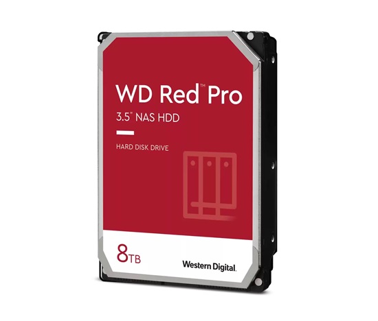 WD RED Pro NAS WD8005FFBX 8TB, SATA III 3.5", 256MB 7200RPM, 235MB/s, CMR