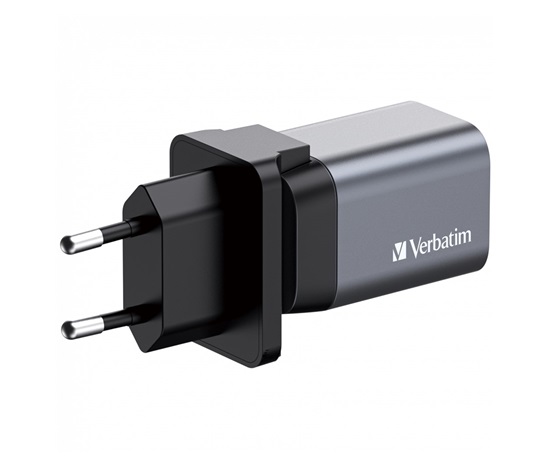 VERBATIM GaN Nabíječka do sítě GNC-35, 35W, 1x USB-C, 1x USB