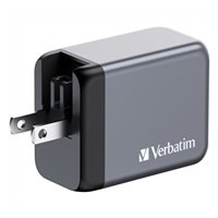 VERBATIM GaN Nabíječka do sítě GNC-65, 65W, 2x USB-C, 1x USB