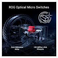 ASUS myš ROG Keris II Ace, bezdrátová herní myš, bílá