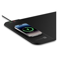 CONNECT IT Podložka pod myš CHARGE, Bezdrátové nabíjení, vel. L (800 × 300 mm), Černá