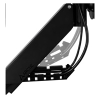 BAZAR - ARCTIC držák na monitor X1-3D, ocel, matná černá - Poškozený obal (Komplet)