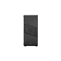AEROCOOL skříň Menace Saturn FRGB ML G, Mid tower, 2x USB 3.0, 2x audio, 1x 120mm FRGB Fan, bez zdroje