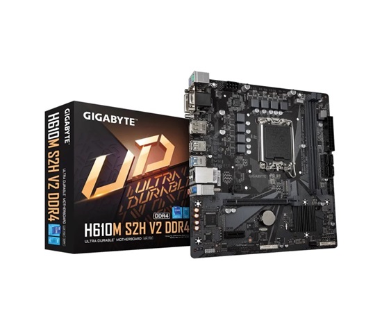 GIGABYTE MB Sc LGA1700 H610M S2H V3 DDR4, Intel H610, 2xDDR4, 2xDP, 1xHDMI, 1xVGA, mATX