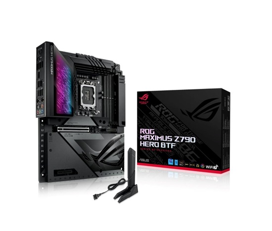 ASUS MB Sc LGA1700 ROG MAXIMUS Z790 HERO BTF, Intel Z790, 4x DRR5, 1xHDMI, 2xThunderbolt, WI-FI