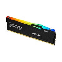 KINGSTON DIMM DDR5 16GB 6000MT/s CL30 Non-ECC FURY Beast RGB EXPO, Černá