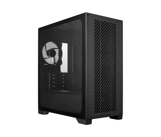 Cooler Master case Elite 301 Lite, mATX, Průhledná bočnice, 1x 120mm Fan, Černá