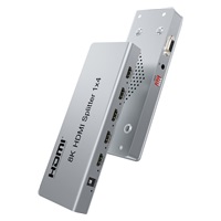 PremiumCord HDMI 2.1 splitter 1-4 porty, 8K@60Hz, 4K@120Hz, 1080p, HDR